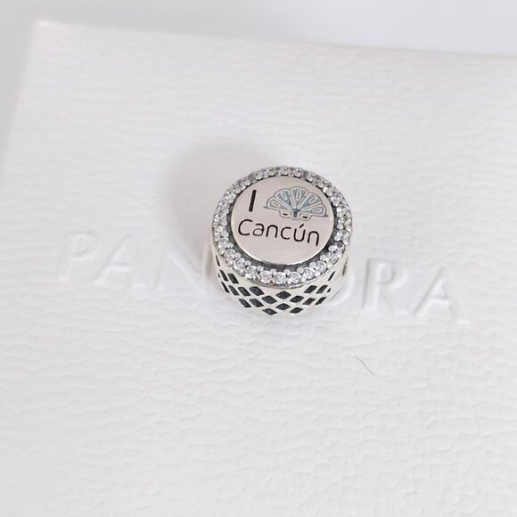 Pandora I Love Cancun Seashell Exclusive Travel Vacation Exclusive Bead Charm - Picture 2 of 7